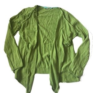 Boden Cashmere Angora & Cotton Open Front Cardigan